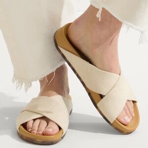 Rothy's Women's The Weekend Slide Size 8 Color Oat NWOT